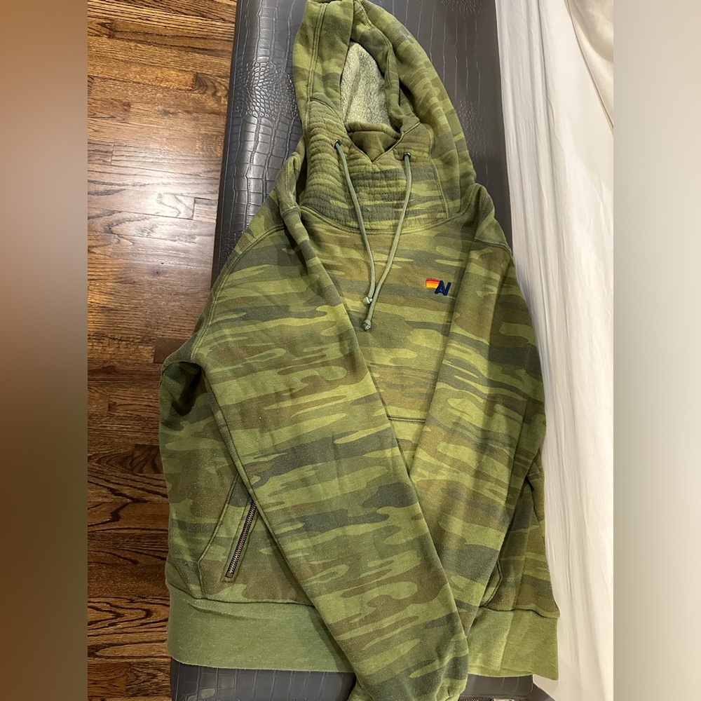 Aviator Nation pre loved Camo ninja hoodie size XL! Sooo cozy!